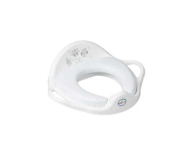 Reductor pentru toaleta moale Owl alb