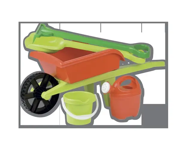 Roaba de jucarie cu unelte de gradinarit Giardino