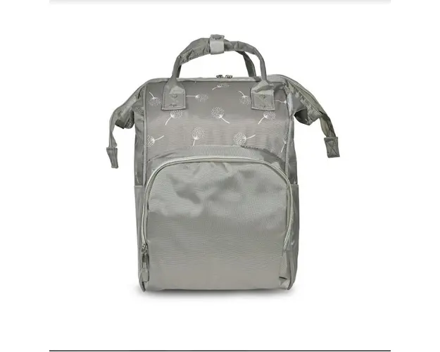 Rucsac cu multiple compartimente pentru accesorii bebelusi Tender Grey