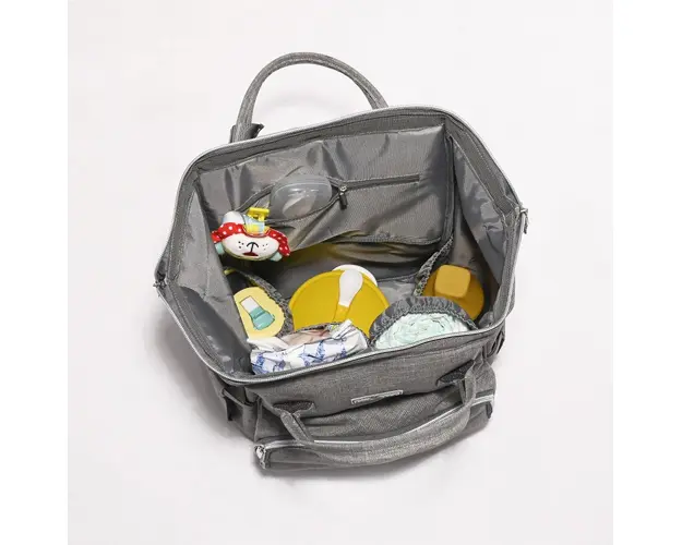 Rucsac accesorii bebelusi Tina multiple compartimente Black