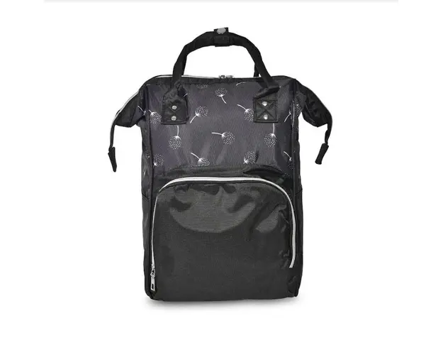 Rucsac cu multiple compartimente pentru accesorii bebelusi Tender Black
