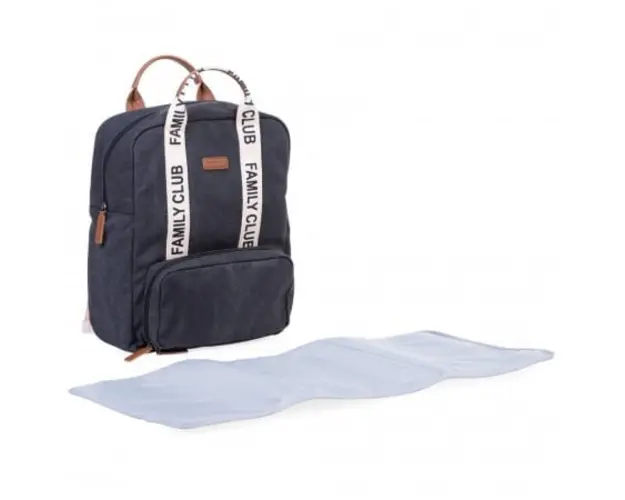 Rucsac de infasat Childhome Family Club Signature negru