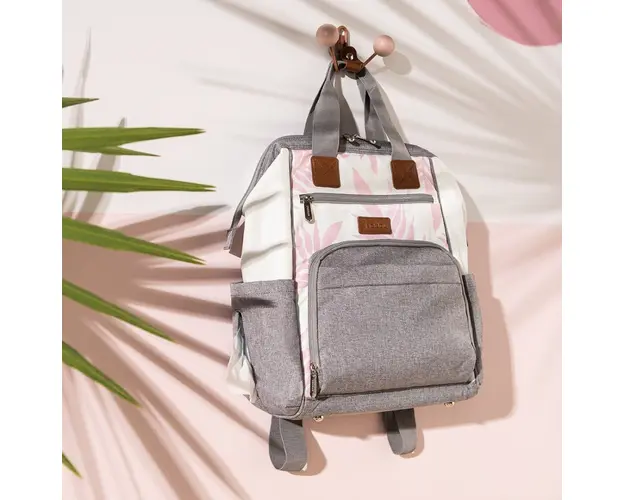 Rucsac multifunctional mamici Astrid Skiddou Keep pink Roz