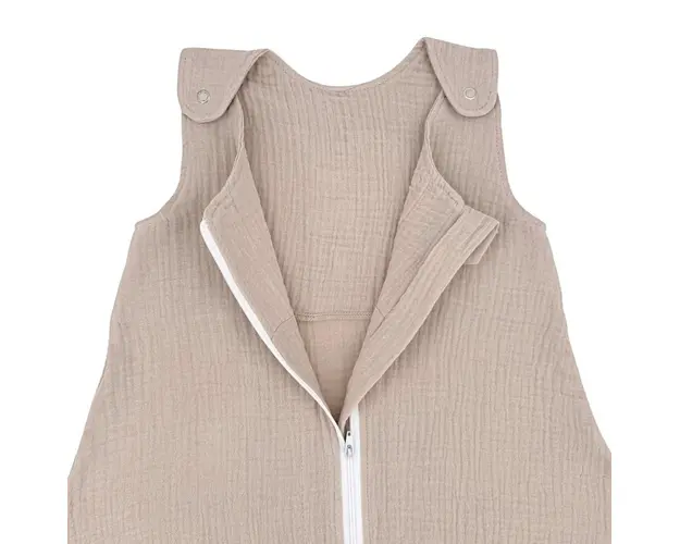 Sac de dormit copii 0.3 tog din muselina Soft Sand 70 cm