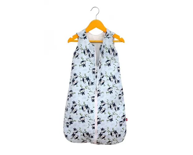 Sac de dormit copii 1.5 tog Happy Monkey din bumbac 85 cm