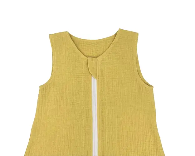 Sac de dormit cu picioruse 0.3 tog din muselina Lemonade 80 cm