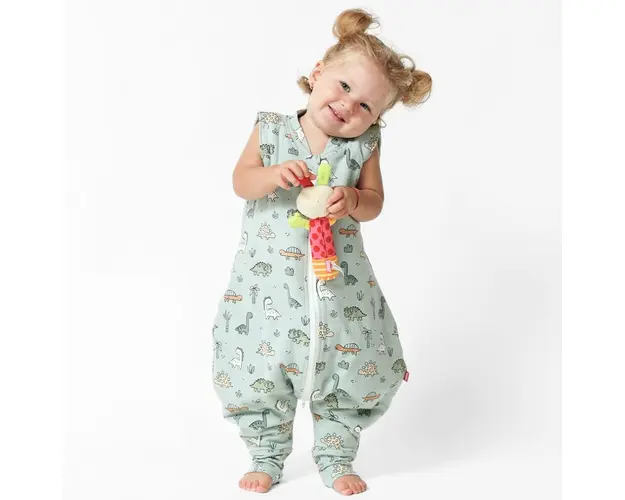 Sac de dormit cu picioruse 1.5 tog Dino Adventure 130 cm