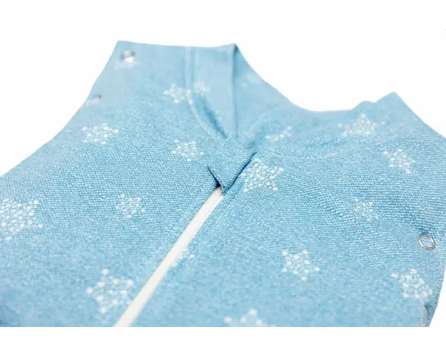 Sac de dormit cu picioruse KidsDecor 0.40.5 tog Stars in your eyes Blue 110 cm