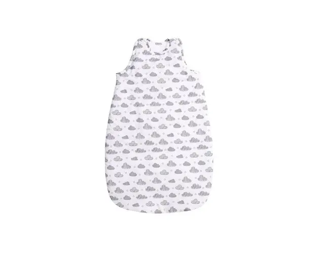 Sac de dormit de iarna 100 cm bumbac ranforce Clouds White