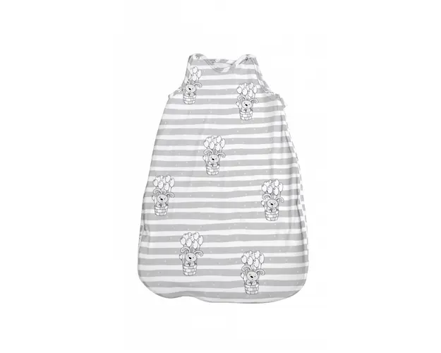 Sac de dormit de iarna 95 cm bumbac ranforce Rabbit Baloons Grey