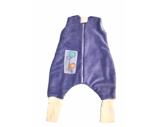 Sac de dormit de iarna cu picioare din cocolino 5-7 ani