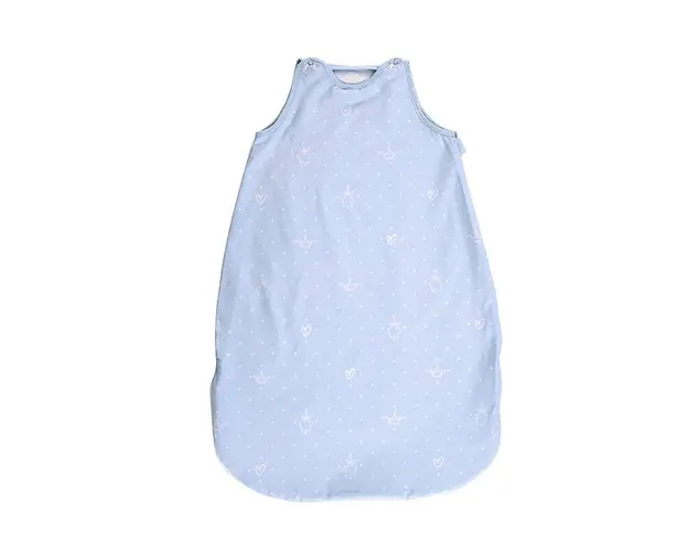 Sac de dormit de vara 95 cm bumbac ranforce Little Bear Blue