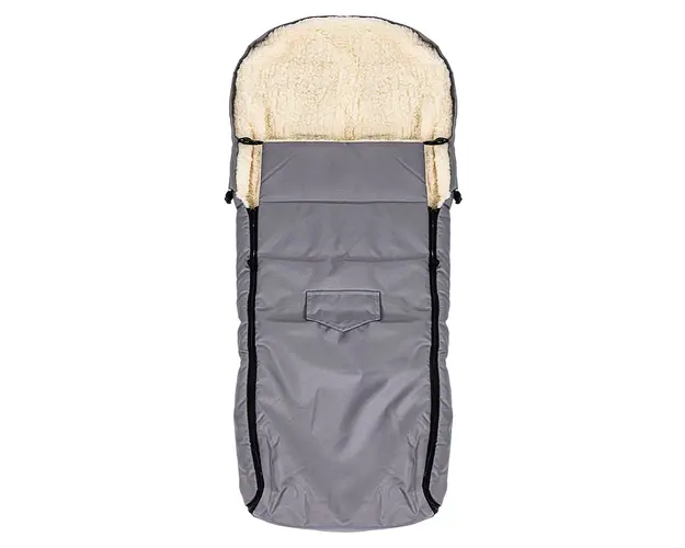 Sac de dormit impermeabil de lana Nativo Winter 110x40 cm pentru landoucaruciorsanie Gri