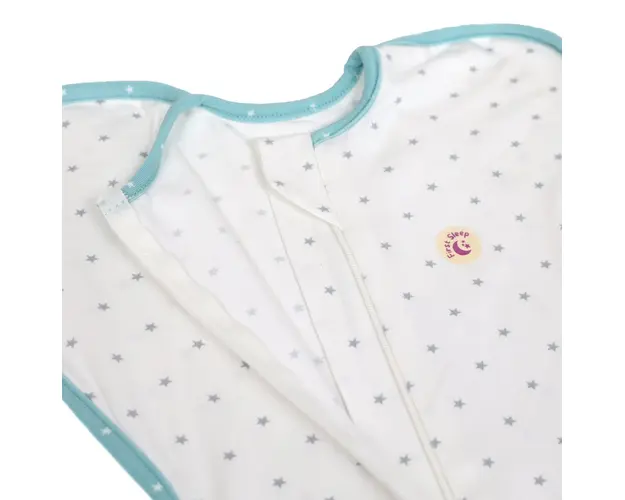 Sac de dormit nou-nascut KidsDecor 1 tog Swaddle First Sleep Calm Light 60 cm