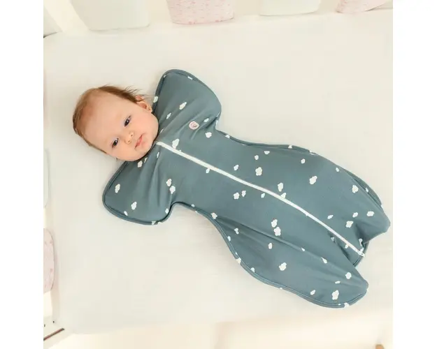 Sac de dormit nou-nascut Swaddle First Sleep 0.5 tog Cloudy Dreams 60 cm