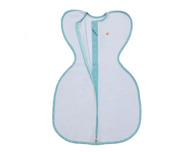 Sac de dormit nou-nascut Swaddle First Sleep Coral Blue 60 cm