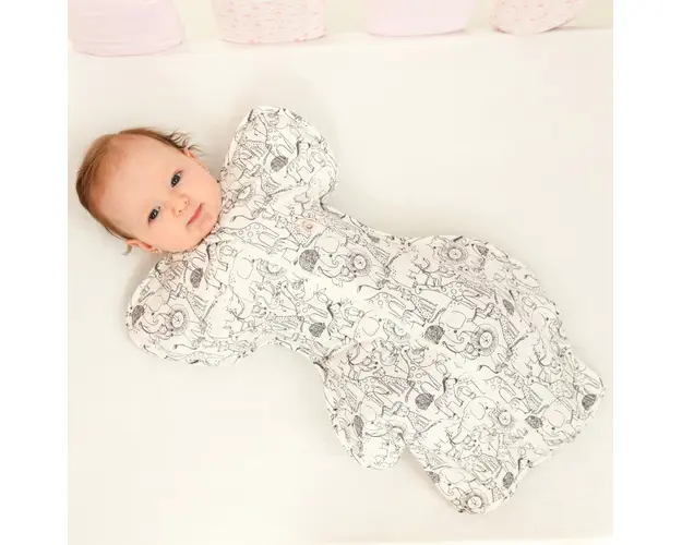 Sac de dormit nou-nascut Swaddle First Sleep 0.5 tog Jungle Dreamland 60 cm