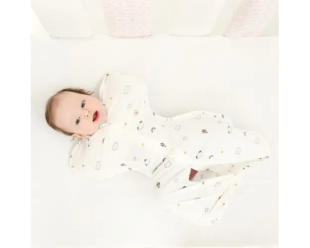 Sac de dormit nou-nascut Swaddle First Sleep 0.5 tog Kitty Dreamland 60 cm