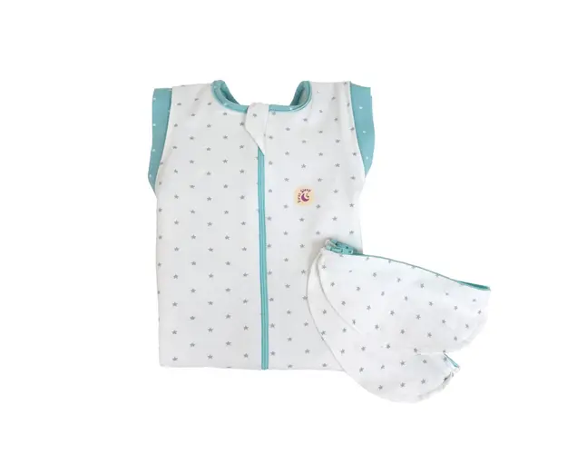 Sac de dormit Swaddle First Sleep Calm Light 3-6 luni faza 2 pentru bebelusi 74 cm
