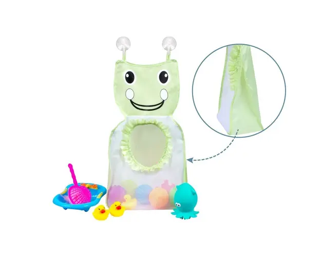 Sac de jucarii de baie Broscuta SeviBebe