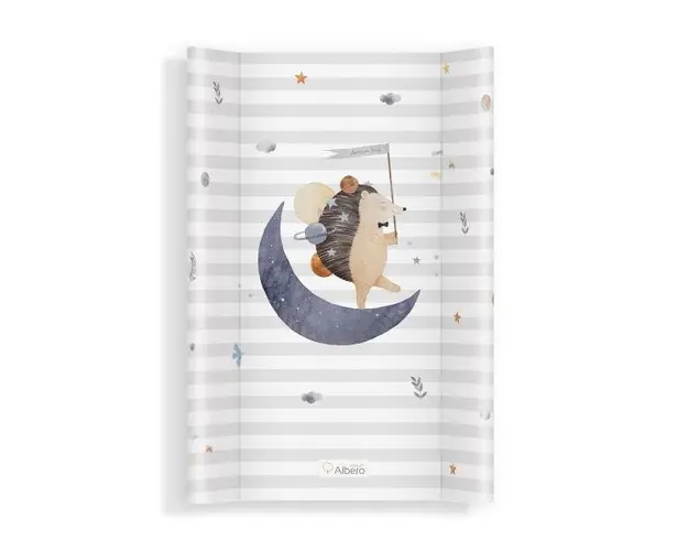 Saltea de infasat bebe cu intaritura 70x47,5 CP3 Moon Hedgehog