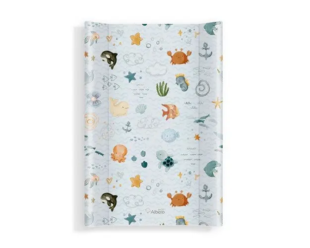 Saltea de infasat bebe cu intaritura 70x47,5 Klups Crab And Friends CP7