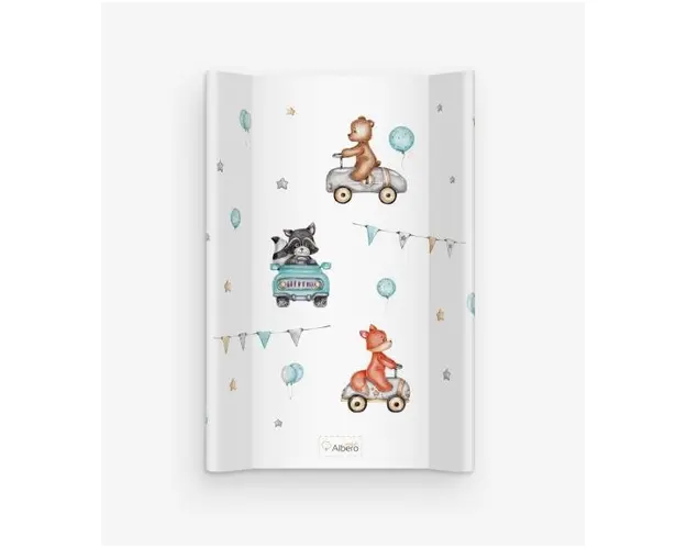 Saltea de infasat bebe cu intaritura 70x48 Klups Cars 416