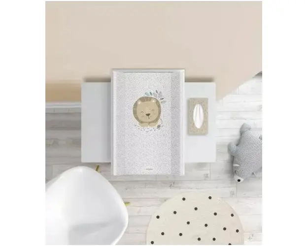 Saltea de infasat bebe cu intaritura 70x48 Klups Lion A002