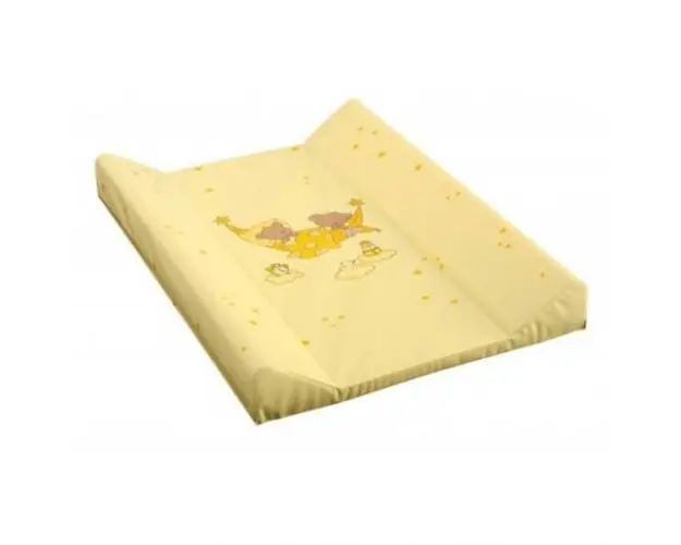 Saltea de infasat cu intaritura 70x50 cm ursuletii somnorosi galben