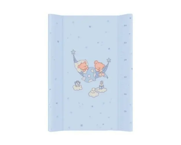 Saltea de infasat cu intaritura 80x50 cm ursuletii somnorosi albastru