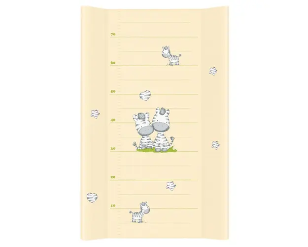 Saltea de infasat cu intaritura 80x50 cm zebra galben