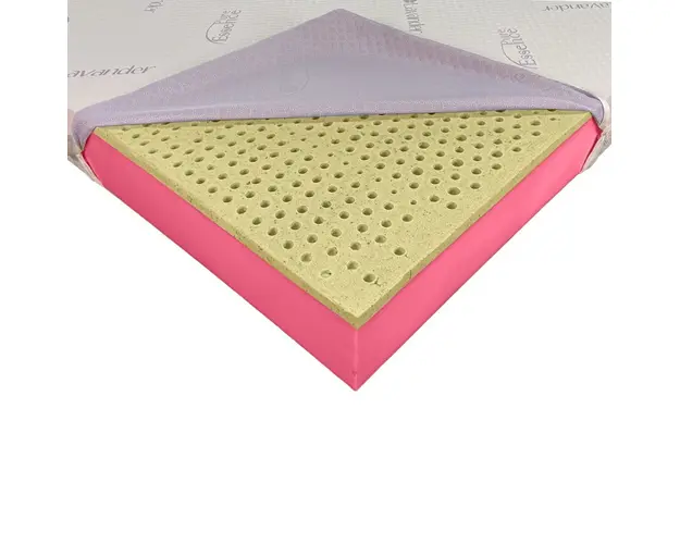 Saltea de pat Ortopedica cu latex 160x200 reversibila 7 zone cu husa lavanda Young