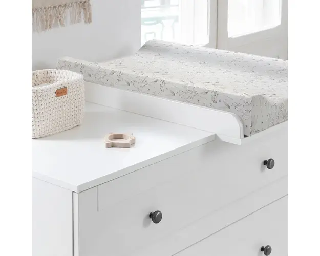 Saltea din spuma pentru masa de infasat din lemn Lunca by Woodies 72 x 47 x 9 cm