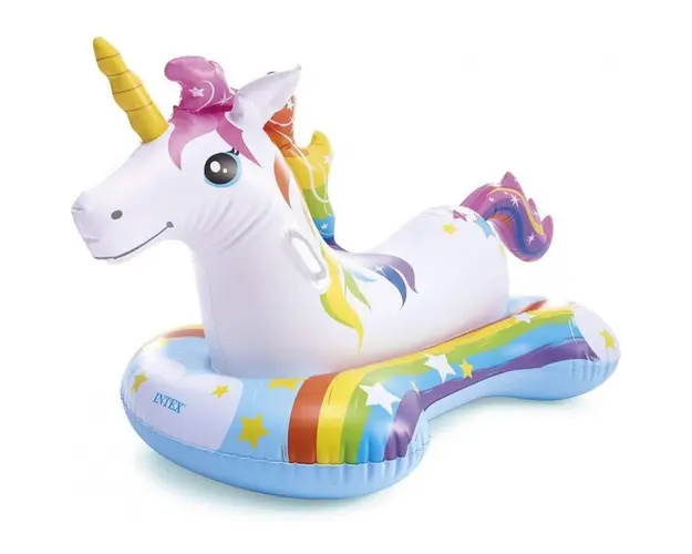 Saltea gonflabila Intex Ride-on Unicorn 163 x 86 cm