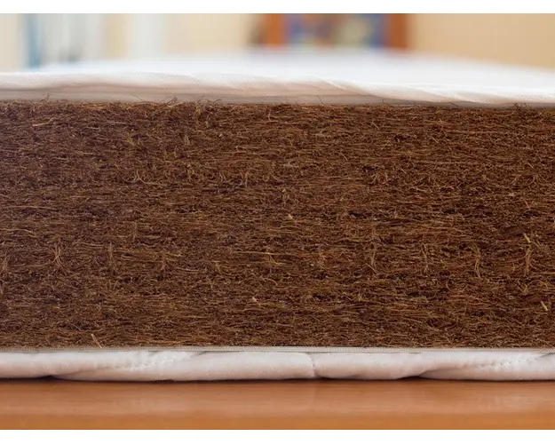 Saltea fibra de cocos integral 120x60x08 cm cu husa bumbac imprimat
