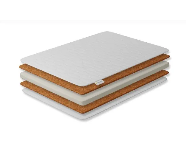 Saltea pentru copii Cocos Spuma T18 Cocos cu husa detasabila bumbac cashmere 120X60X11 cm