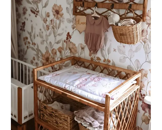 Saltea pentru masa de infasat bebe impermeabila fata dubla Boho by BabySteps