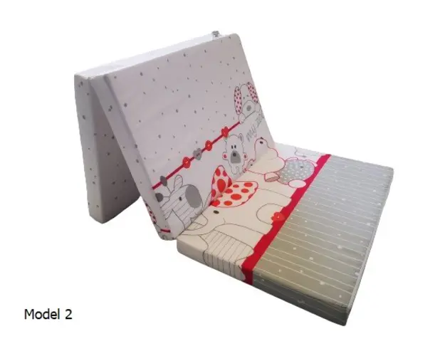 Saltea pliabila spuma poliuretanica 120x60x5 cm color