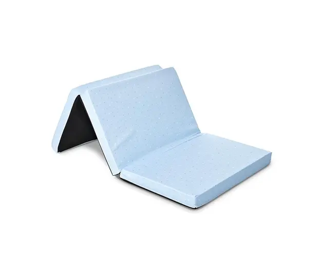 Saltea pliabila de voiaj din spuma elastica 60x120x5 cm Blue Sky