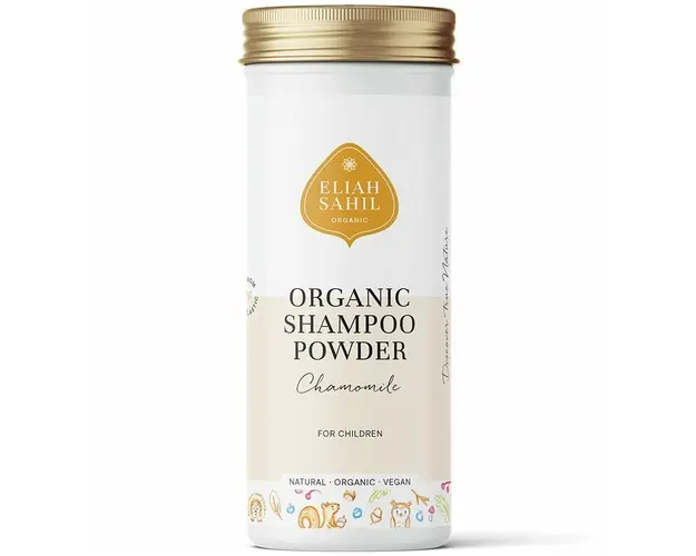 Sampon pudra pentru copii cu musetel bio 100g Eliah Sahil