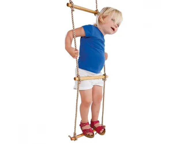 Scara cu trepte de lemn PP 2,5 m (1,80 m) 5 trepte