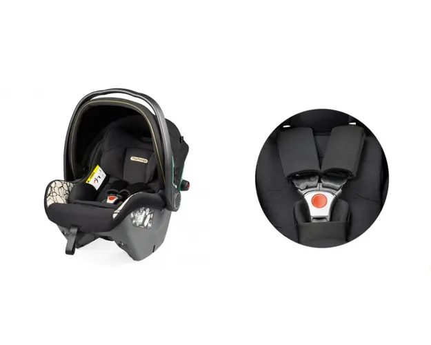 Scaun auto Peg Perego i-size Primoviaggio SLK 0-13 kg Graphic Gold AlbNegru