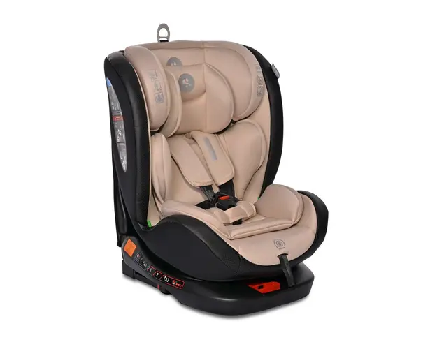 Scaun auto pentru copii cu isofix Ares i-Size si rotativ 360 grade 0 luni-12 ani Beige