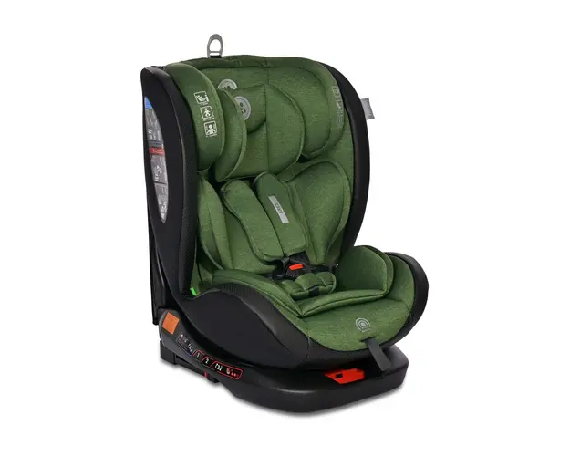 Scaun auto pentru copii cu isofix Ares i-Size si rotativ 360 grade 0 luni-12 ani Green