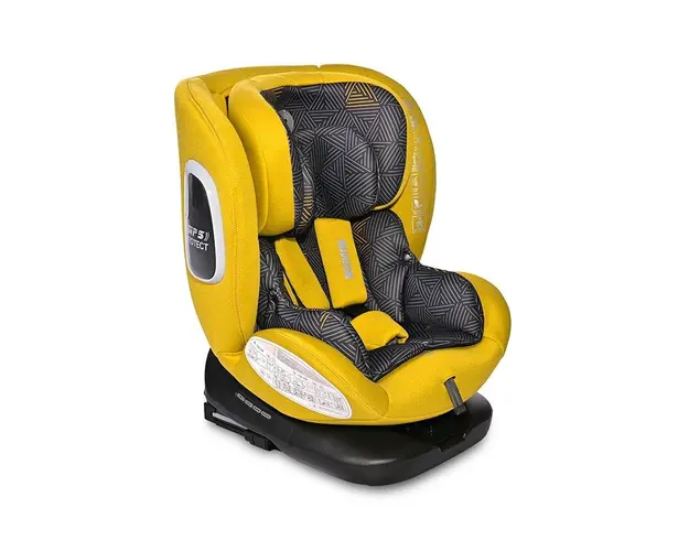 Scaun auto pentru copii cu isofix Phoenix i-Size rotativ 40-150 cm Lemon Curry