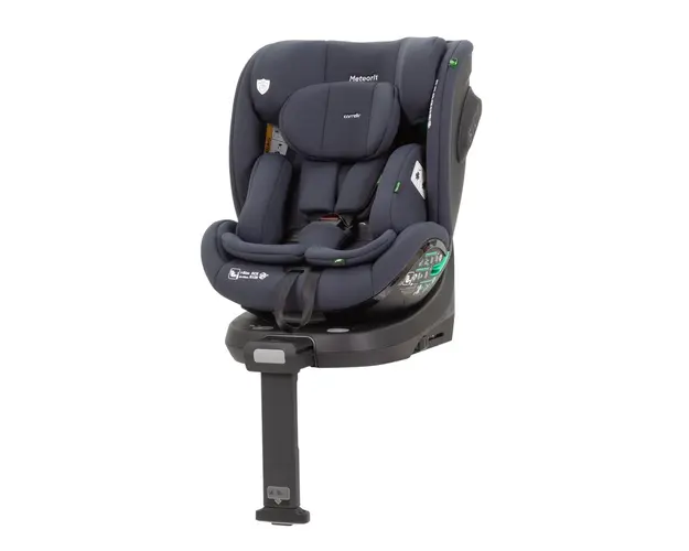 Scaun auto rotativ Carrello Meteorit i-Size 40-150 cm isofix Carbon grey