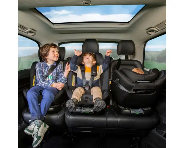 Scaun auto rotativ Chicco Unico EVO i-Size IndiaInk de la nastere pana la 12 ani