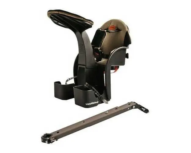 Scaun bicicleta copii Deluxe, Pozitie montare Centru, 15 Kg si Casca Protectie XS 44-48 Penguin WeeRide WR03SKPG