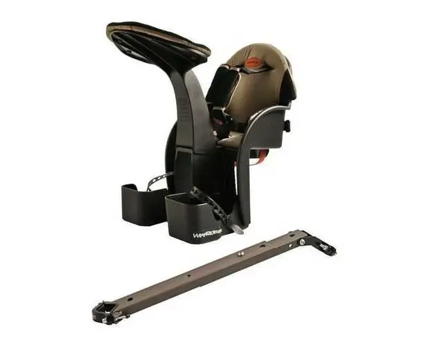 Scaun bicicleta copii Deluxe pozitie montare centru 15 kg si casca protectie XS 44-48 Police WeeRide WR03SKPL