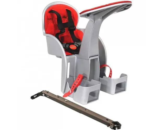 Scaun bicicleta copii SafeFront Clasic pozitie montare centru 15 kg si casca protectie XS 44-48 Penguin WeeRide grirosu